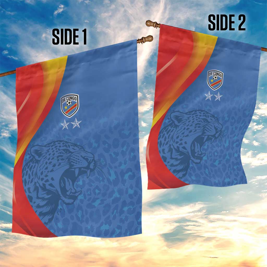 DR Congo Football 2026 Garden Flag Les Leopards - Glory Upon Glory - African Pride
