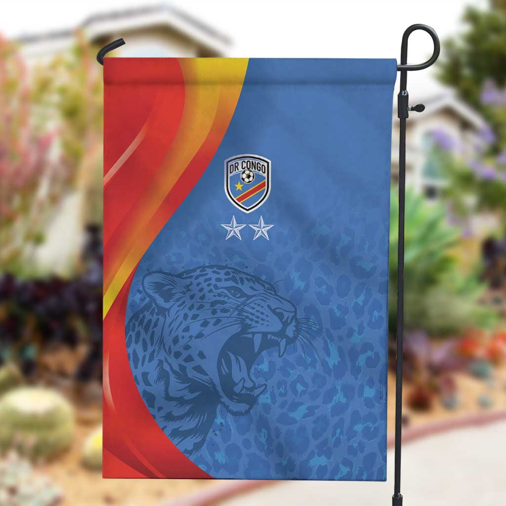 DR Congo Football 2026 Garden Flag Les Leopards - Glory Upon Glory - African Pride