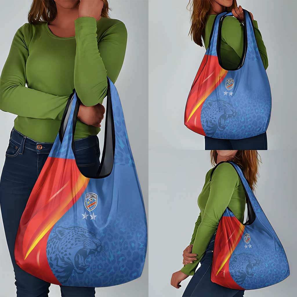 DR Congo Football 2026 Grocery Bag Les Leopards - Glory Upon Glory - African Pride