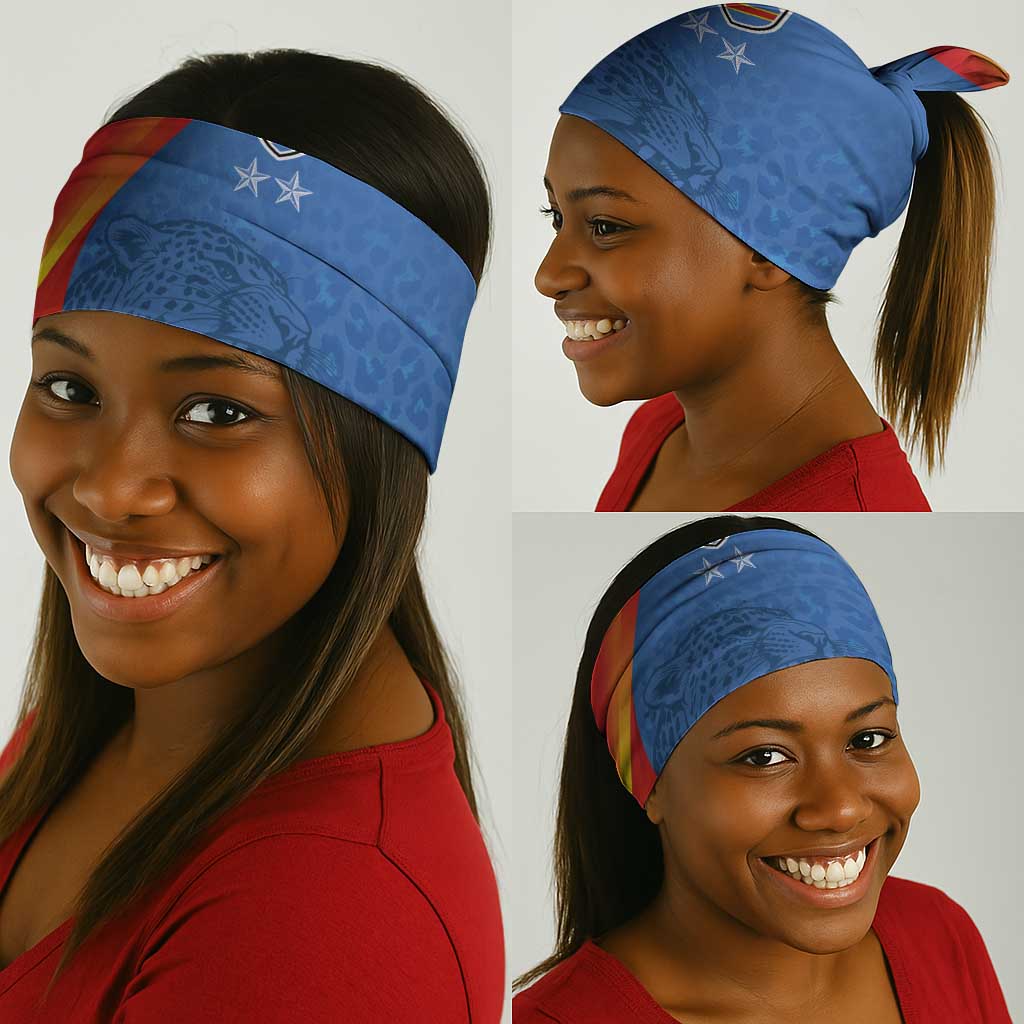 DR Congo Football 2026 Neck Gaiter Les Leopards - Glory Upon Glory - African Pride