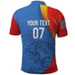 DR Congo Football 2026 Custom Polo Shirt Les Leopards - Glory Upon Glory LT7