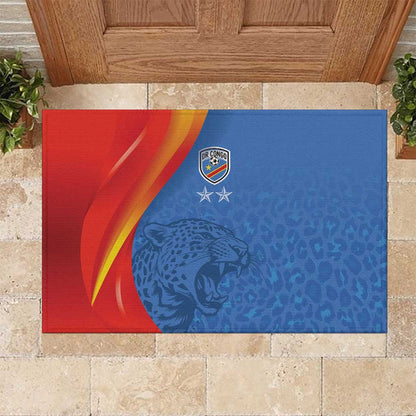 DR Congo Football 2026 Rubber Doormat Les Leopards - Glory Upon Glory - African Pride