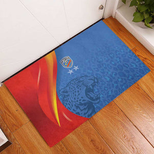 DR Congo Football 2026 Rubber Doormat Les Leopards - Glory Upon Glory - African Pride