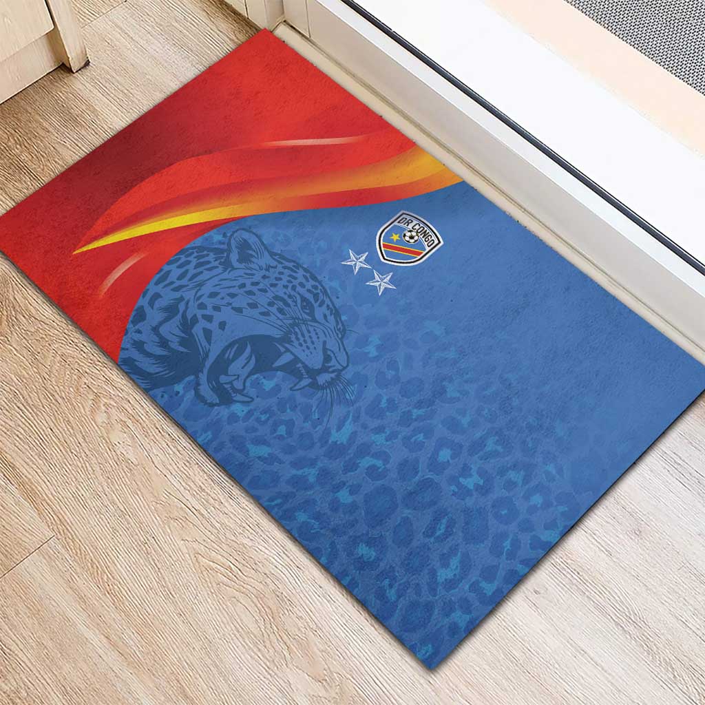 DR Congo Football 2026 Rubber Doormat Les Leopards - Glory Upon Glory - African Pride