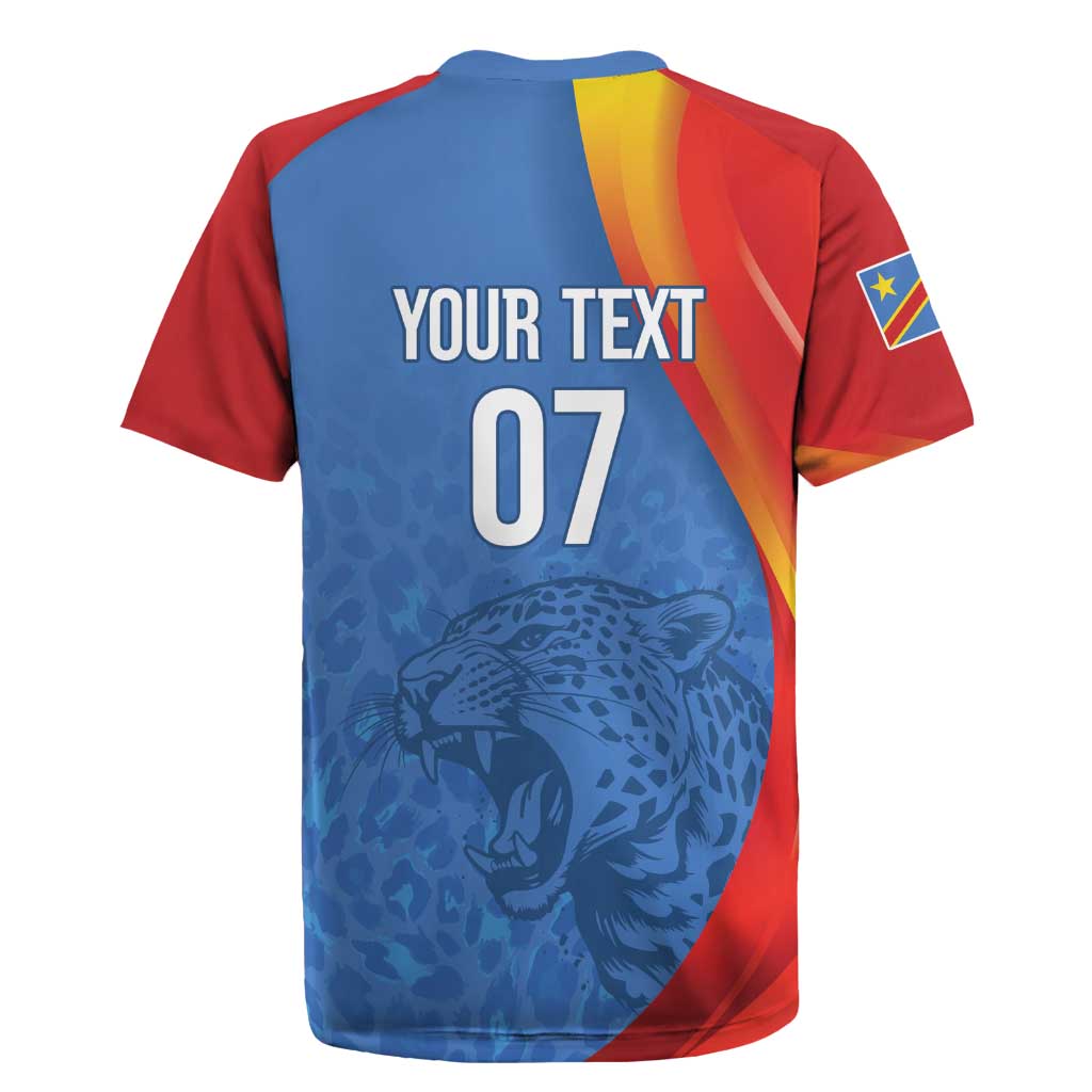 DR Congo Football 2026 Custom Rugby Jersey Les Leopards - Glory Upon Glory LT7