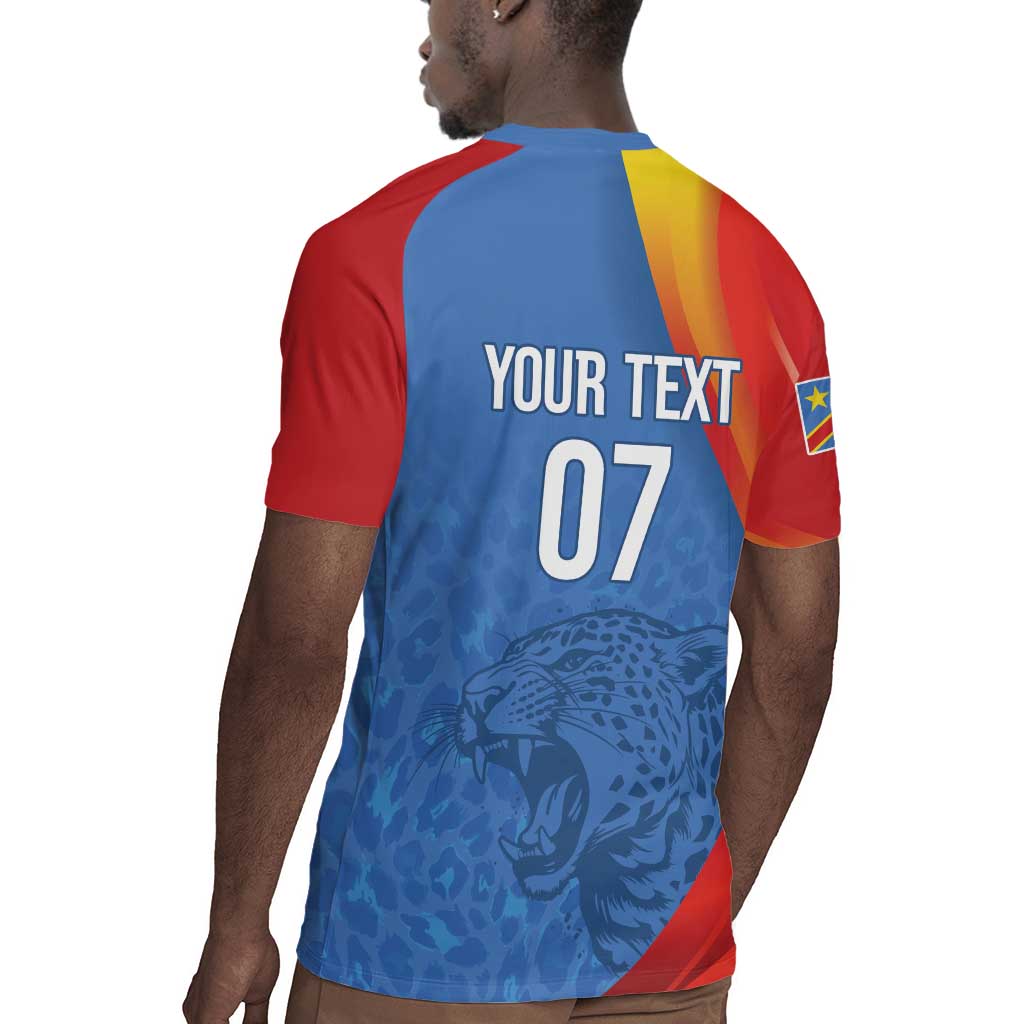 DR Congo Football 2026 Custom Rugby Jersey Les Leopards - Glory Upon Glory LT7