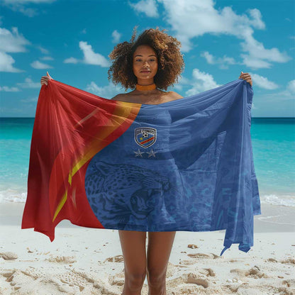 DR Congo Football 2026 Sarong Les Leopards - Glory Upon Glory - African Pride