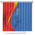 DR Congo Football 2026 Shower Curtain Les Leopards - Glory Upon Glory - African Pride