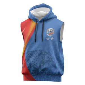 DR Congo Football 2026 Custom Sleeveless Hoodie Les Leopards - Glory Upon Glory - African Pride