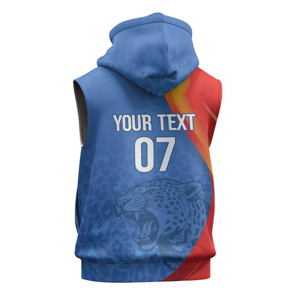 DR Congo Football 2026 Custom Sleeveless Hoodie Les Leopards - Glory Upon Glory - African Pride