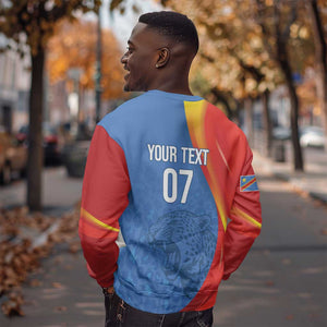 DR Congo Football 2026 Custom Sweatshirt Les Leopards - Glory Upon Glory - African Pride