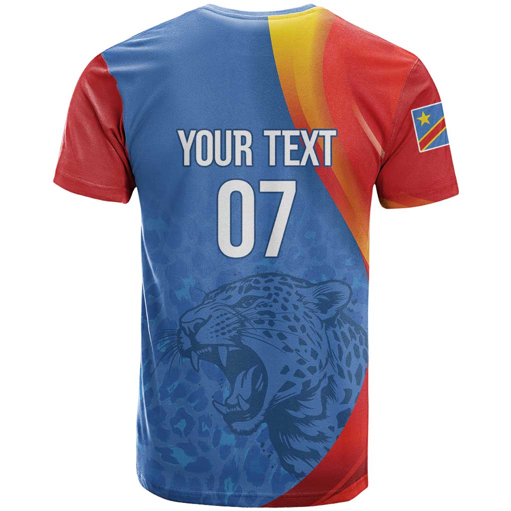DR Congo Football 2026 Custom T shirt Les Leopards - Glory Upon Glory LT7