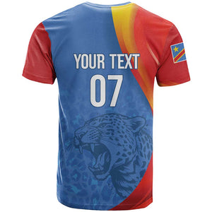 DR Congo Football 2026 Custom T shirt Les Leopards - Glory Upon Glory LT7