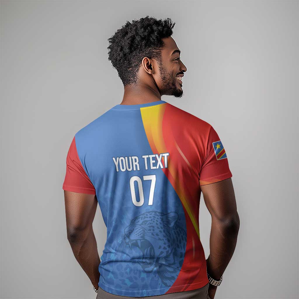 DR Congo Football 2026 Custom T shirt Les Leopards - Glory Upon Glory LT7