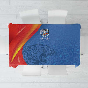 DR Congo Football 2026 Tablecloth Les Leopards - Glory Upon Glory - African Pride