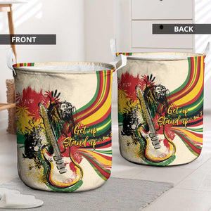 Reggae Soul B.Marley Grungy Laundry Basket Get Up Stand Up - African Pride