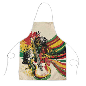 Reggae Soul B.Marley Grungy Apron Get Up Stand Up - African Pride