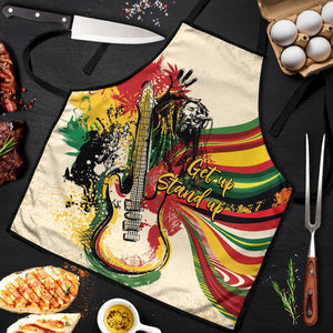 Reggae Soul B.Marley Grungy Apron Get Up Stand Up - African Pride