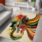 Reggae Soul B.Marley Grungy Area Rug Get Up Stand Up - African Pride