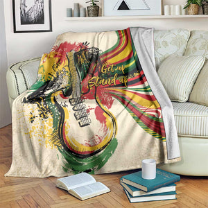 Reggae Soul B.Marley Grungy Blanket Get Up Stand Up - African Pride