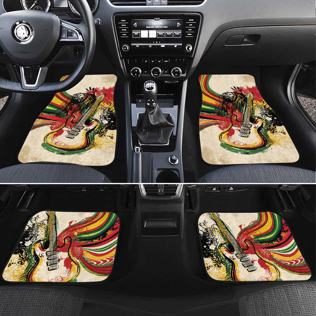 Reggae Soul B.Marley Grungy Car Mats Get Up Stand Up - African Pride