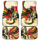 Reggae Soul B.Marley Grungy Car Mats Get Up Stand Up - African Pride
