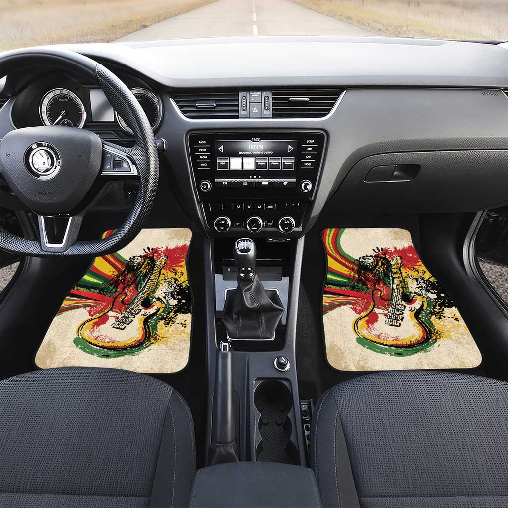 Reggae Soul B.Marley Grungy Car Mats Get Up Stand Up - African Pride