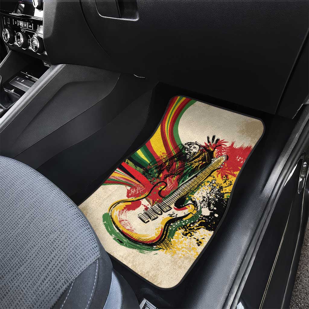 Reggae Soul B.Marley Grungy Car Mats Get Up Stand Up - African Pride