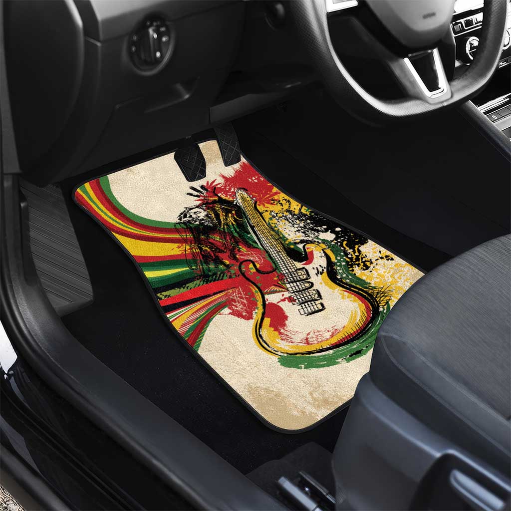 Reggae Soul B.Marley Grungy Car Mats Get Up Stand Up - African Pride