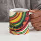 Reggae Soul B.Marley Grungy Ceramic Mug Get Up Stand Up - African Pride