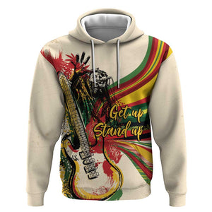 Reggae Soul B.Marley Grungy Hoodie Get Up Stand Up - African Pride