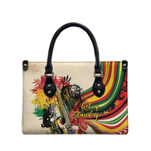 Reggae Soul B.Marley Grungy Leather Bag Get Up Stand Up - African Pride