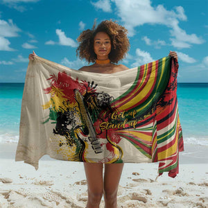 Reggae Soul B.Marley Grungy Sarong Get Up Stand Up - African Pride