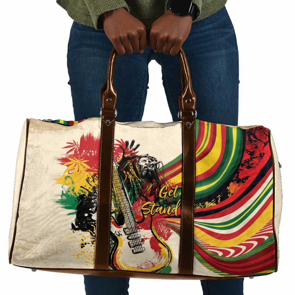 Reggae Soul B.Marley Grungy Travel Bag Get Up Stand Up - African Pride
