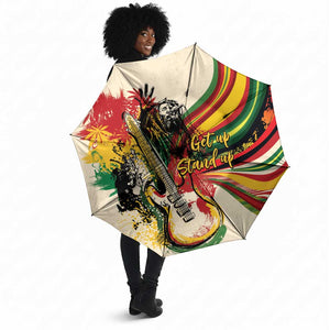 Reggae Soul B.Marley Grungy Umbrella Get Up Stand Up - African Pride