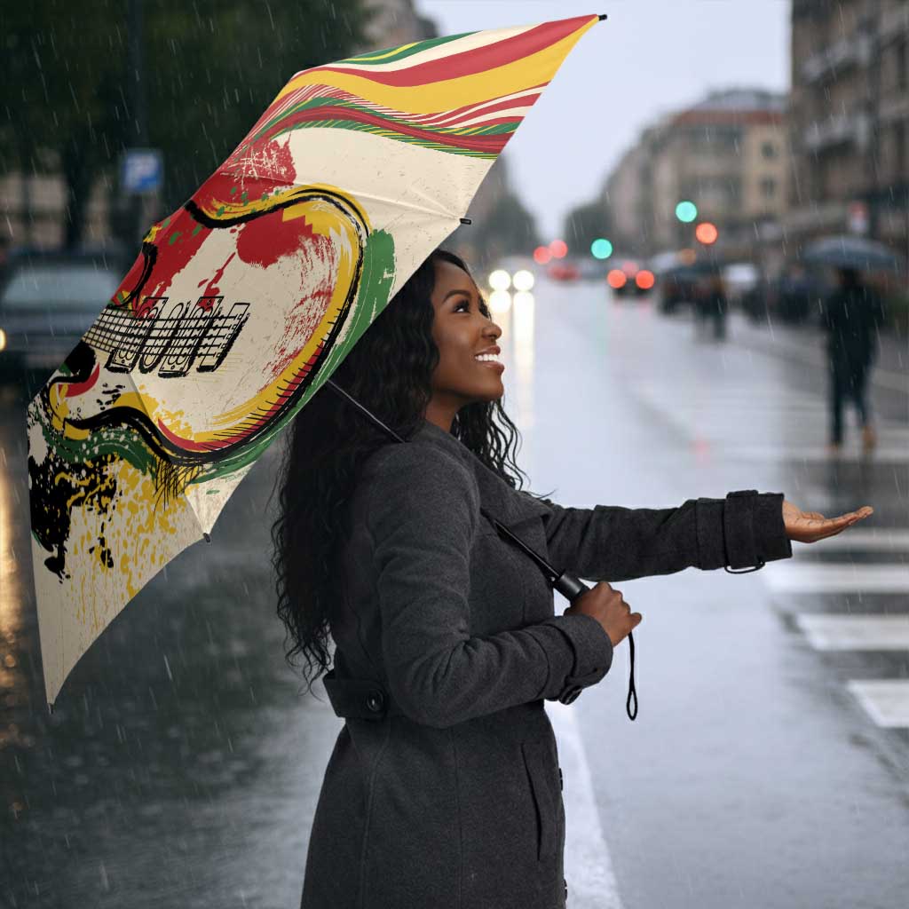Reggae Soul B.Marley Grungy Umbrella Get Up Stand Up - African Pride