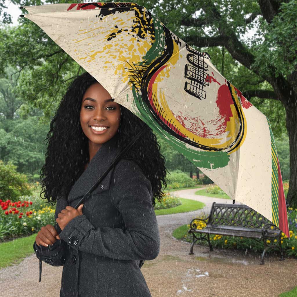 Reggae Soul B.Marley Grungy Umbrella Get Up Stand Up - African Pride