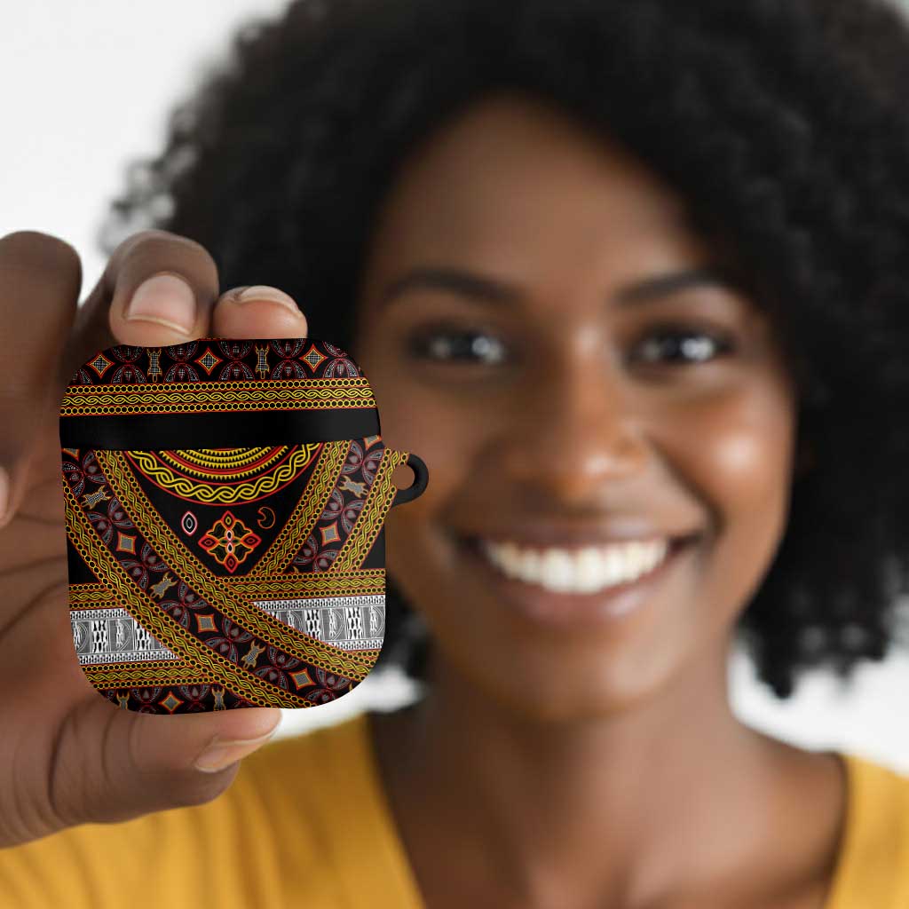 Cameroon Bamenda Toghu Inspired AirPods Case Classic Motifs