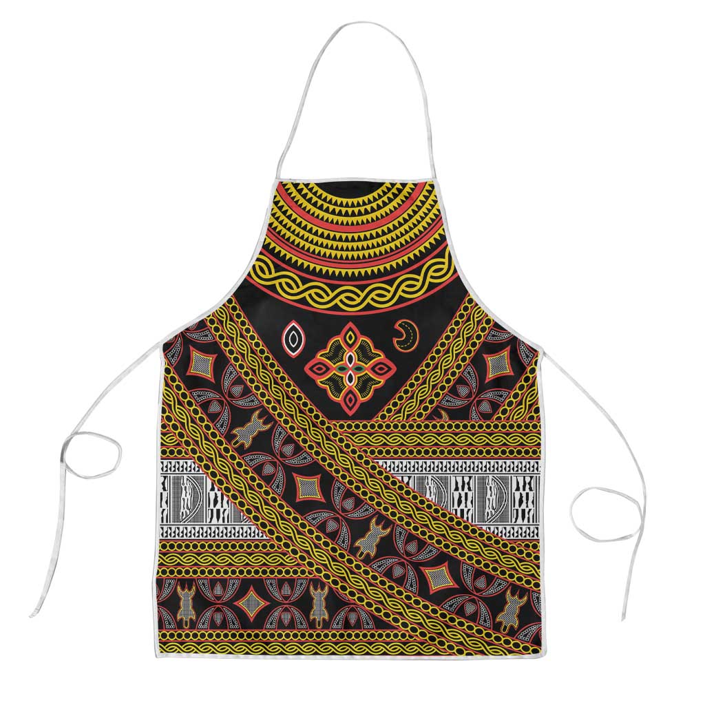 Cameroon Bamenda Toghu Inspired Apron Classic Motifs
