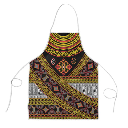 Cameroon Bamenda Toghu Inspired Apron Classic Motifs