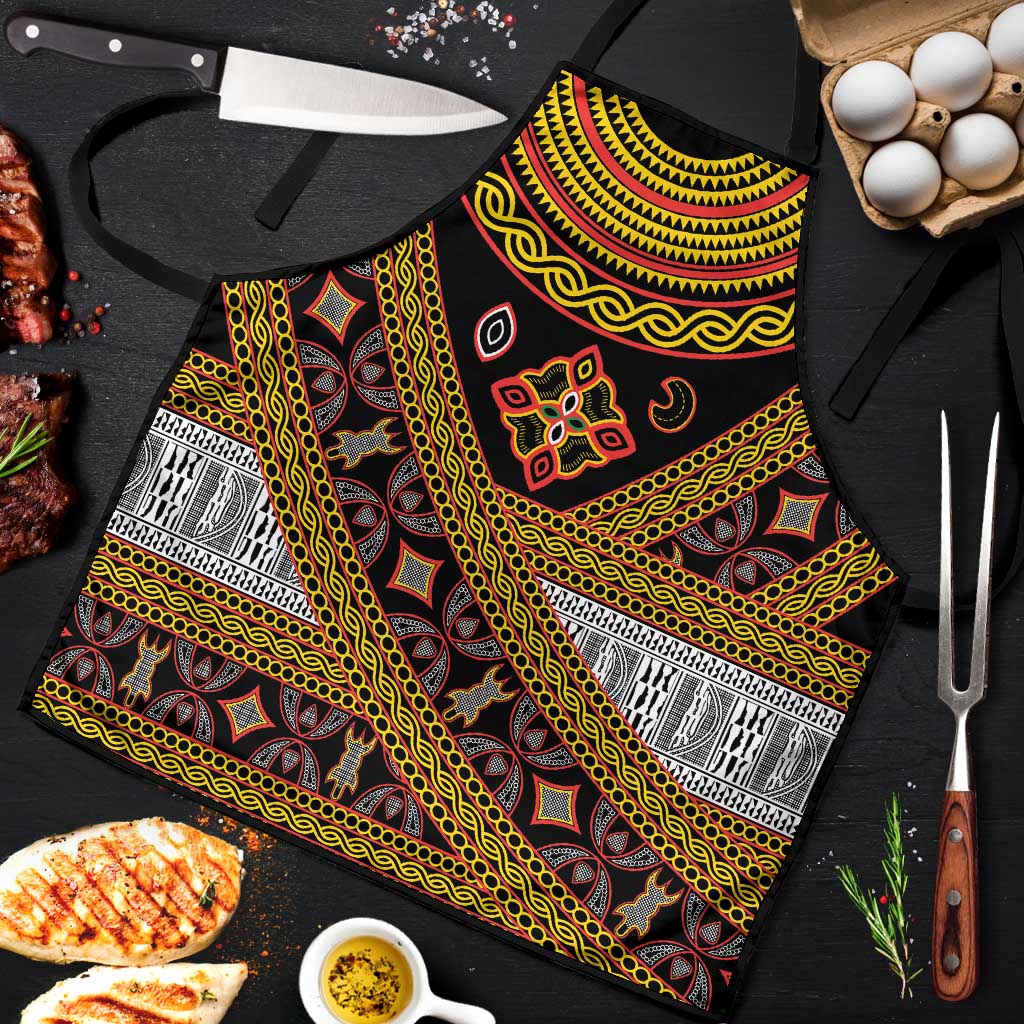 Cameroon Bamenda Toghu Inspired Apron Classic Motifs