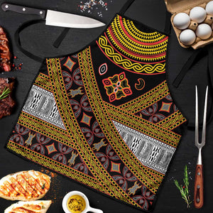 Cameroon Bamenda Toghu Inspired Apron Classic Motifs