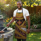 Cameroon Bamenda Toghu Inspired Apron Classic Motifs