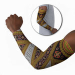 Cameroon Bamenda Toghu Inspired Arm Sleeves Classic Motifs