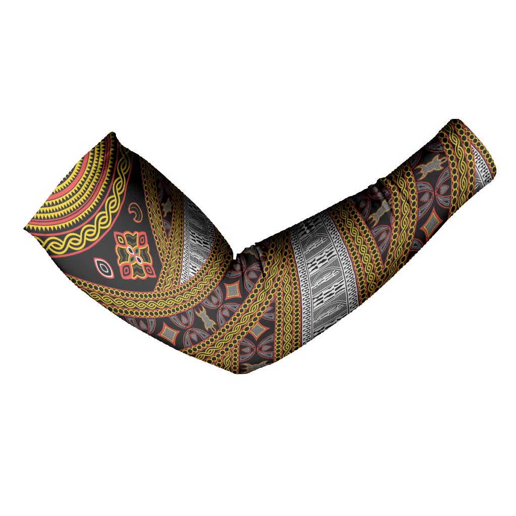 Cameroon Bamenda Toghu Inspired Arm Sleeves Classic Motifs