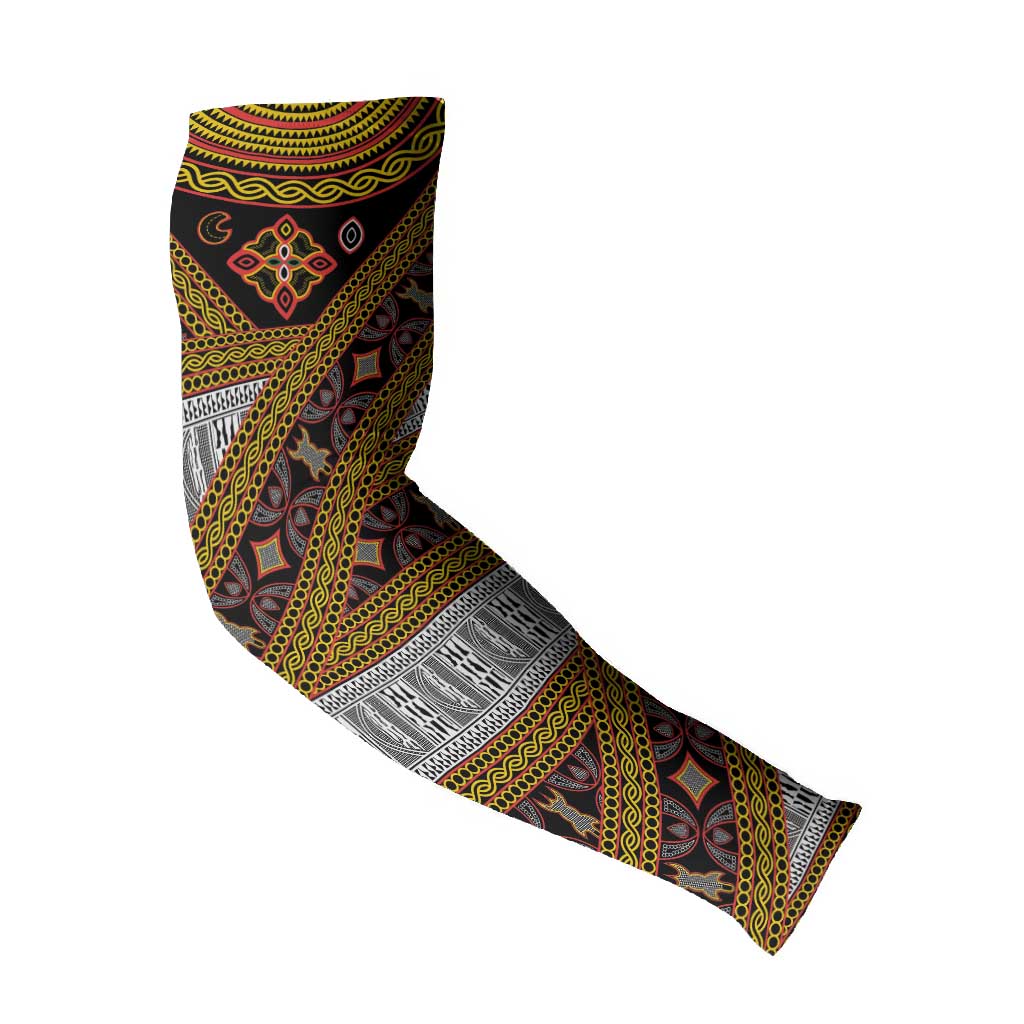 Cameroon Bamenda Toghu Inspired Arm Sleeves Classic Motifs
