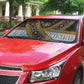Cameroon Bamenda Toghu Inspired Auto Sun Shade Classic Motifs