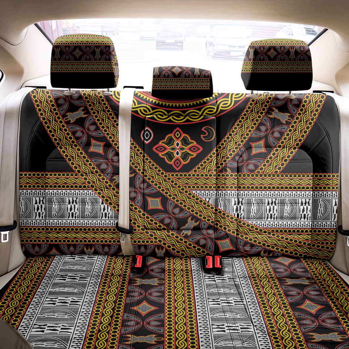 Cameroon Bamenda Toghu Inspired Back Car Seat Cover Classic Motifs