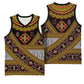 Cameroon Bamenda Toghu Inspired Basketball Jersey Classic Motifs