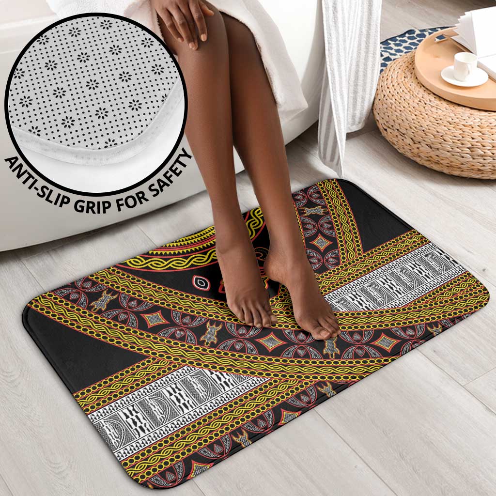 Cameroon Bamenda Toghu Inspired Bathroom Set Classic Motifs